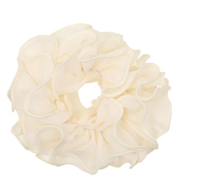 Mavis Scrunchie -Ivory
